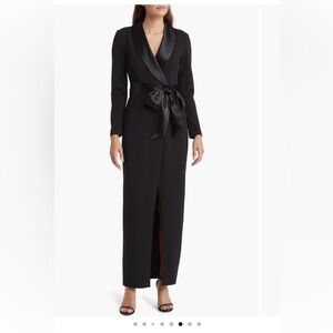 Eliza J tuxedo dress in black